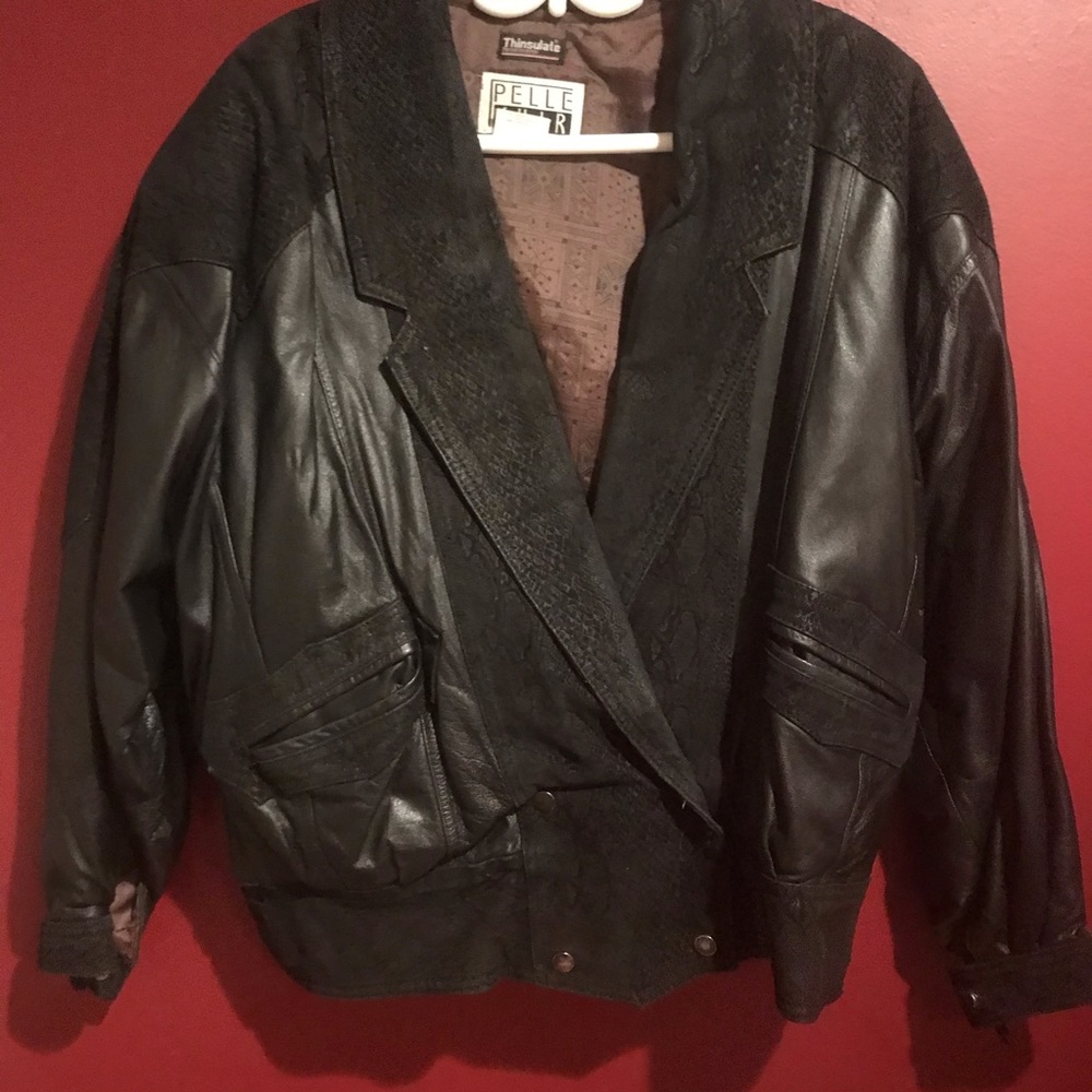 Pelle Cuir Ladies Leather Bomber Jacket
